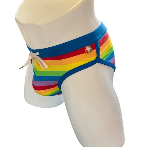 Andrew Christian Swim Andrew Christian Pride Stripe Bikini Xl Extra